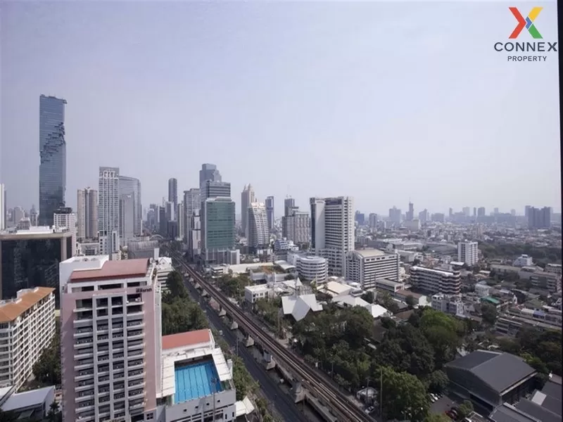 FOR RENT condo , The Diplomat Sathorn , high floor , BTS-Surasak 
